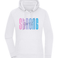 Strong Girl Design - Premium women's hoodie WHITE front