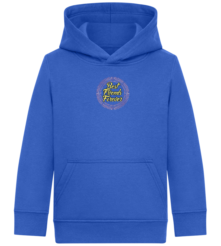 Best Friends Forever Design - Comfort Kids Hoodie_ROYAL_front