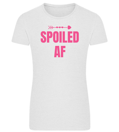 Spoiled AF Design - Comfort women's fitted t-shirt_VIBRANT WHITE_front