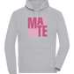 Mate Design - Comfort unisex hoodie ORION GREY II front