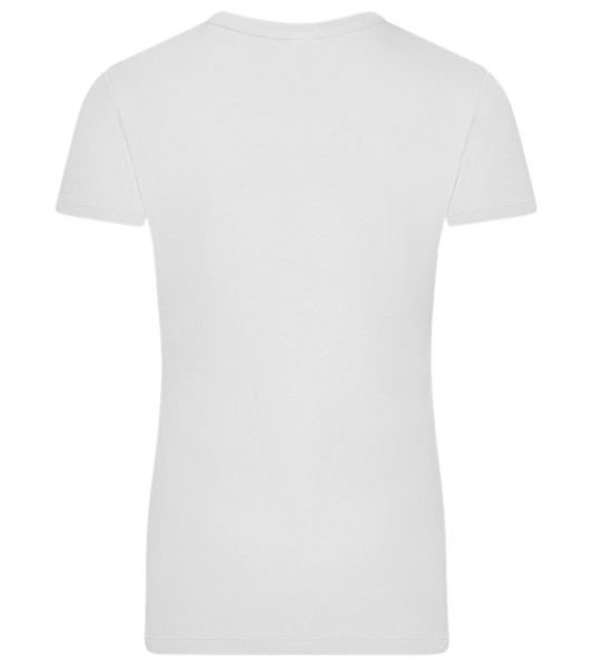 Each Other Design - Premium women's t-shirt WHITE back