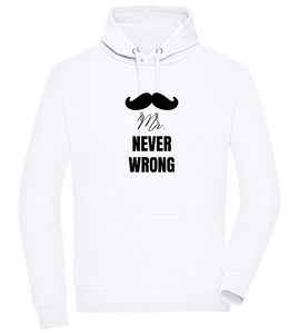 Mr. Never Wrong Design - Comfort unisex hoodie