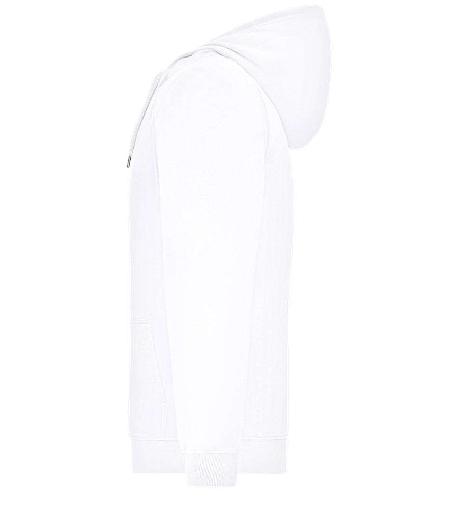 Mr. Never Wrong Design - Comfort unisex hoodie WHITE left