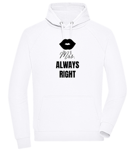 Mrs. Always Right Design - Comfort unisex hoodie