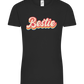 Bestie Design - Comfort women's t-shirt DEEP BLACK front