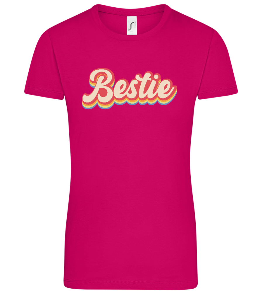 Bestie Design - Comfort women's t-shirt FUCHSIA front