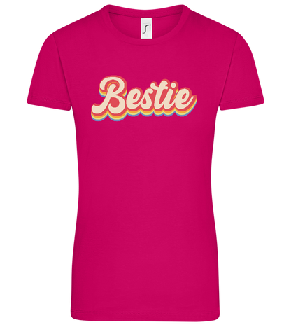 Bestie Design - Comfort women's t-shirt FUCHSIA front