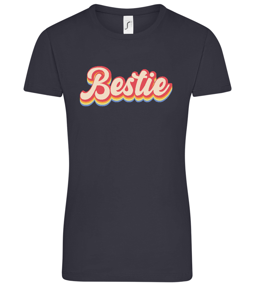 Bestie Design - Comfort women's t-shirt_MARINE_front