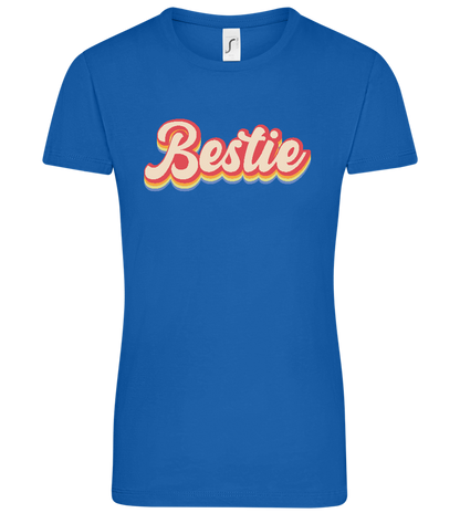 Bestie Design - Comfort women's t-shirt ROYAL front