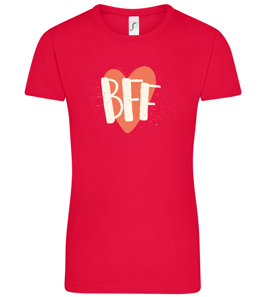 BFF Design - Comfort women's t-shirt RED front