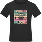 Birthday Boy Unlocked Design - Comfort boys fitted t-shirt_DEEP BLACK_front