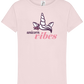 Unicorn Vibes Design - Comfort girls' t-shirt MEDIUM PINK front