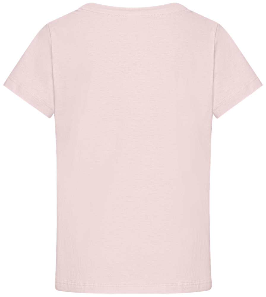 Unicorn Vibes Design - Comfort girls' t-shirt MEDIUM PINK back