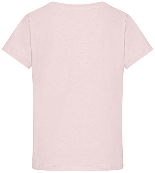 Super Unicorn Design - Comfort girls' t-shirt MEDIUM PINK back