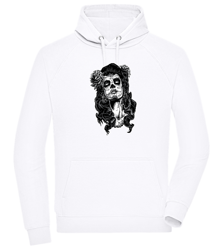 Los Muertos Design - Comfort unisex hoodie WHITE front