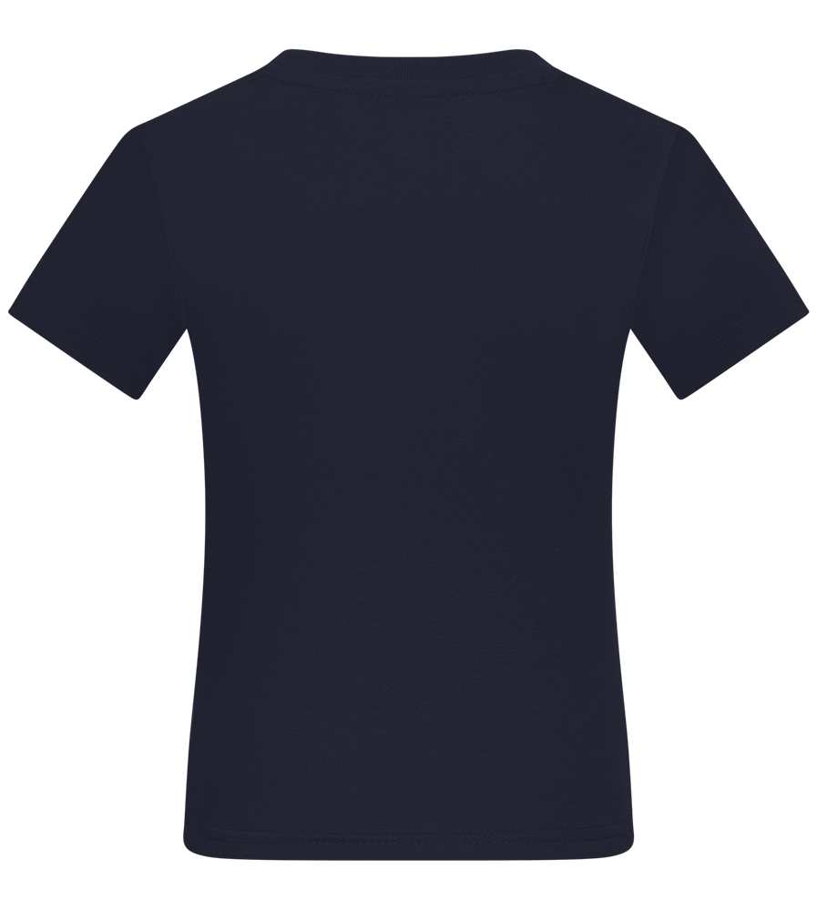 Level Up Design - Comfort boys fitted t-shirt FRENCH NAVY back