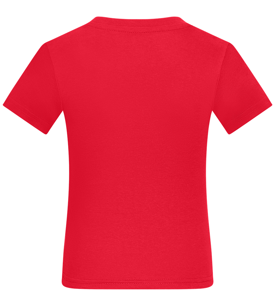 Level Up Design - Comfort boys fitted t-shirt RED back