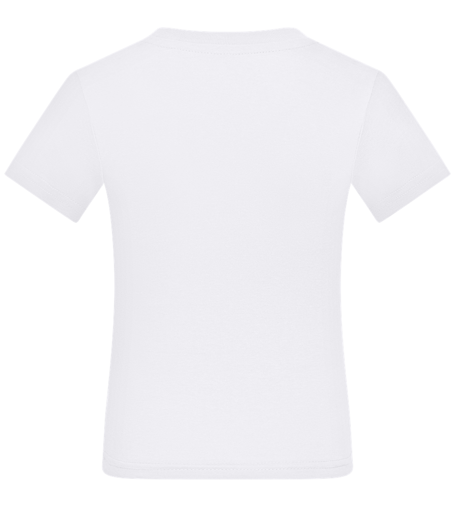 Level Up Design - Comfort boys fitted t-shirt WHITE back
