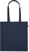 Premium colored organic cotton tote bag_FRENCH NAVY_front