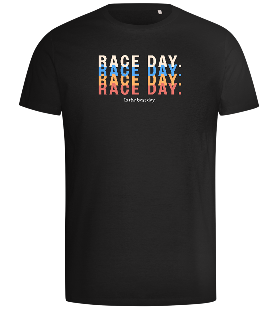 Best Day of the Week Design - Comfort men's t-shirt_DEEP BLACK_front