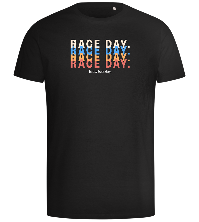 Best Day of the Week Design - Comfort men's t-shirt_DEEP BLACK_front