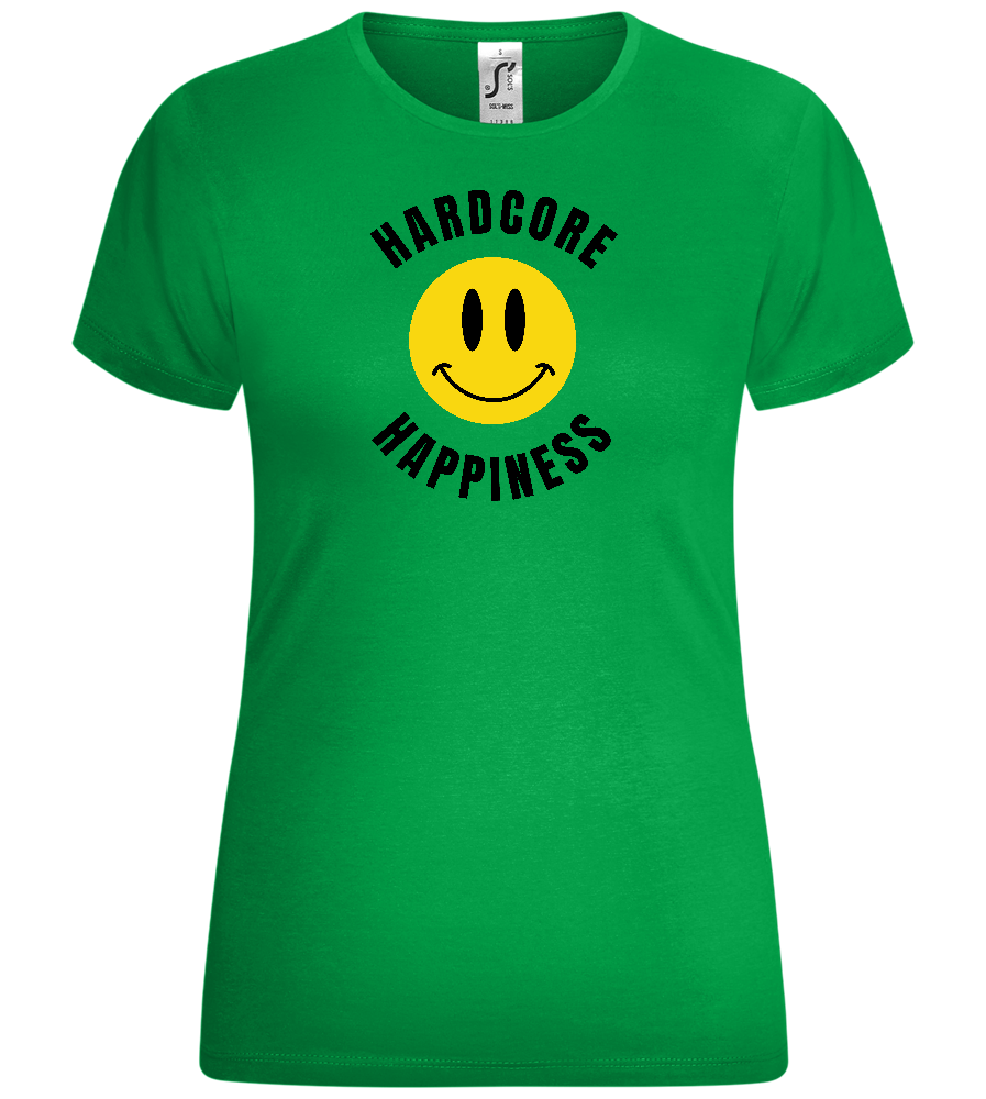 Hardcore Happiness Design - Comfort women's t-shirt_MEADOW GREEN_front