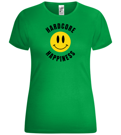 Hardcore Happiness Design - Comfort women's t-shirt_MEADOW GREEN_front