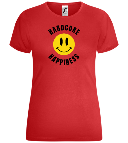 Hardcore Happiness Design - Comfort women's t-shirt_RED_front