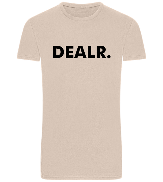 Dealr. Design - Basic men's fitted t-shirt SILESTONE front