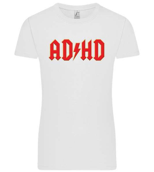 ADHD Design - Premium women's t-shirt WHITE front