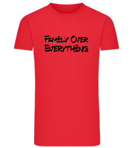 Family over Everything Design - Comfort men's fitted t-shirt