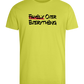 Family over Everything Design - Comfort men's fitted t-shirt_GREEN APPLE_front