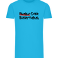 Family over Everything Design - Comfort men's fitted t-shirt_TURQUOISE_front