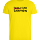 Family over Everything Design - Comfort men's fitted t-shirt_YELLOW_front