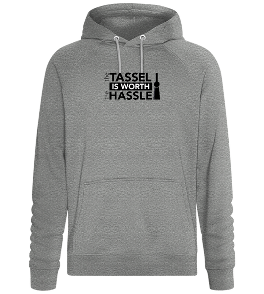 Worth The Hassle Design - Comfort unisex hoodie_ORION GREY II_front