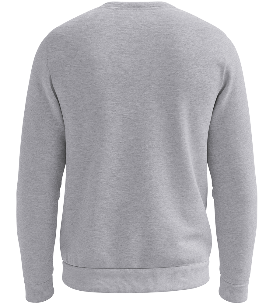 Comfort men's sweater_GREY MELANGE_back