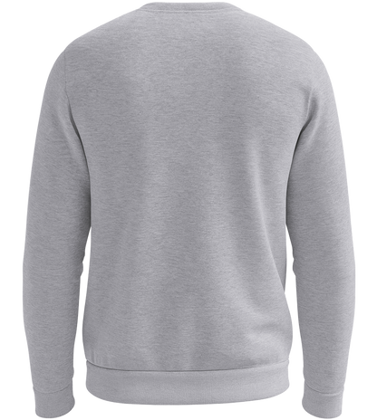 Comfort men's sweater_GREY MELANGE_back