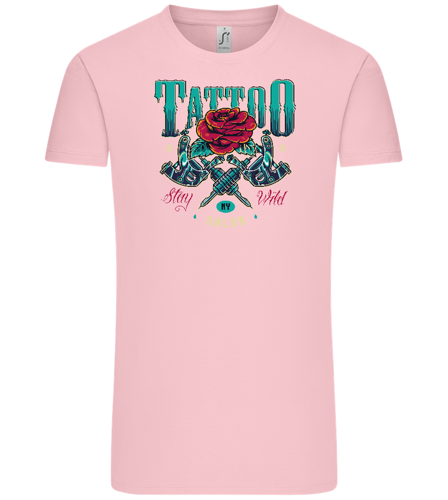 Tattoo Salon NY Design - Comfort Unisex T-Shirt_CANDY PINK_front