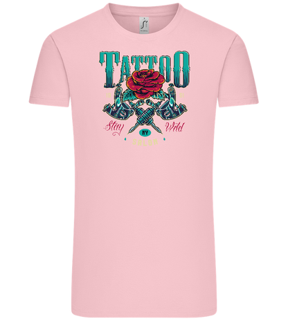 Tattoo Salon NY Design - Comfort Unisex T-Shirt_CANDY PINK_front