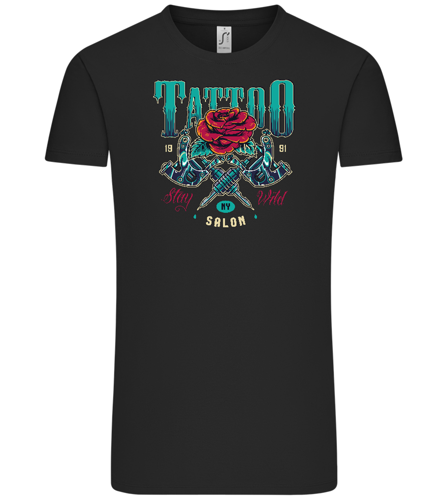 Tattoo Salon NY Design - Comfort Unisex T-Shirt_DEEP BLACK_front