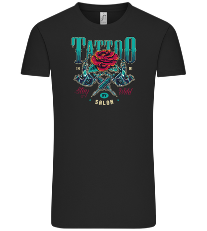 Tattoo Salon NY Design - Comfort Unisex T-Shirt_DEEP BLACK_front