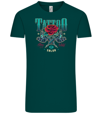 Tattoo Salon NY Design - Comfort Unisex T-Shirt_GREEN EMPIRE_front