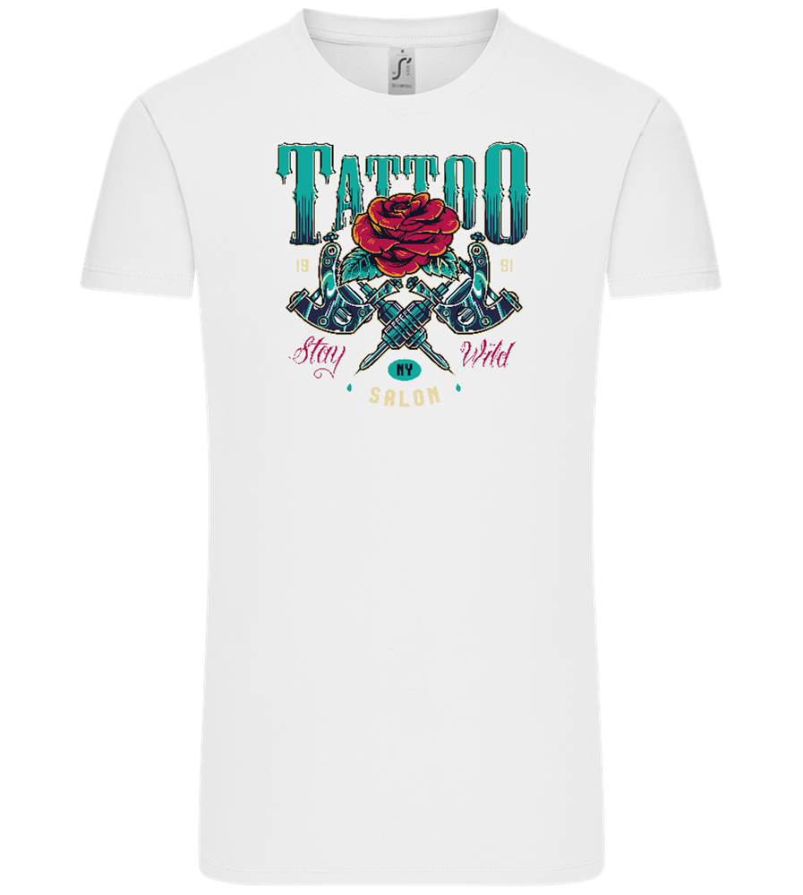 Tattoo Salon NY Design - Comfort Unisex T-Shirt_WHITE_front