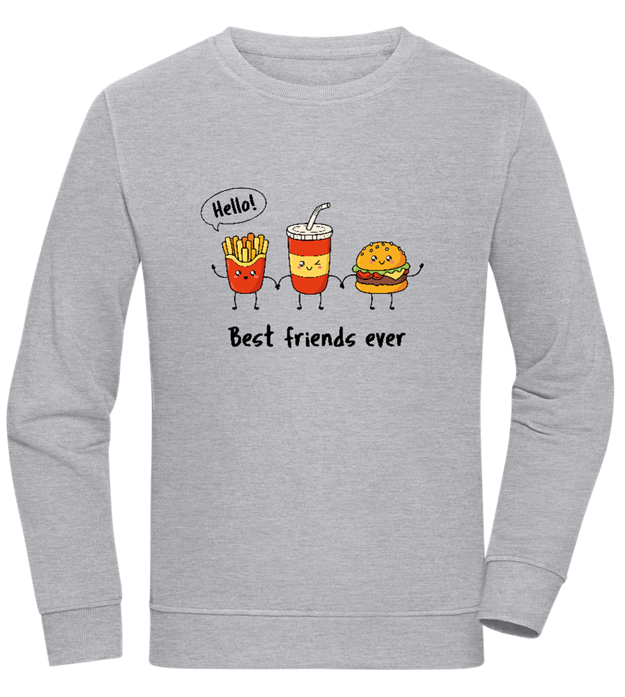 Best Friends Ever Food Design - Comfort unisex sweater_ORION GREY II_front