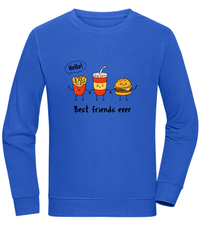 Best Friends Ever Food Design - Comfort unisex sweater_ROYAL_front