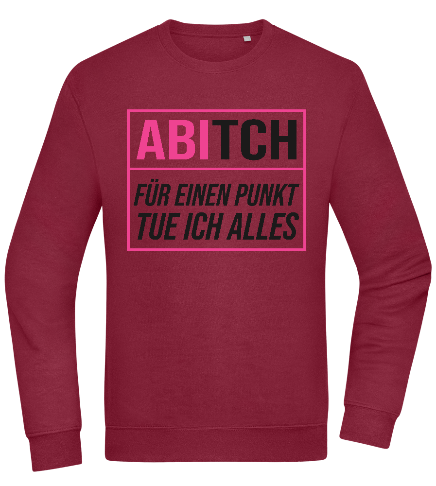 Tue Ich Alles Design - Comfort Essential Unisex Sweater_BORDEAUX_front