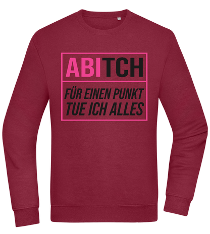 Tue Ich Alles Design - Comfort Essential Unisex Sweater_BORDEAUX_front