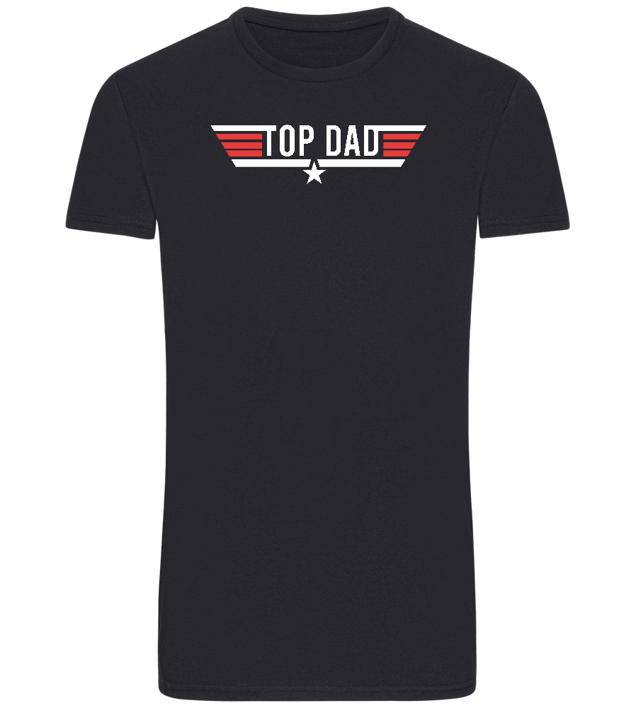 Top Dad Design - Basic Unisex T-Shirt_FRENCH NAVY_front