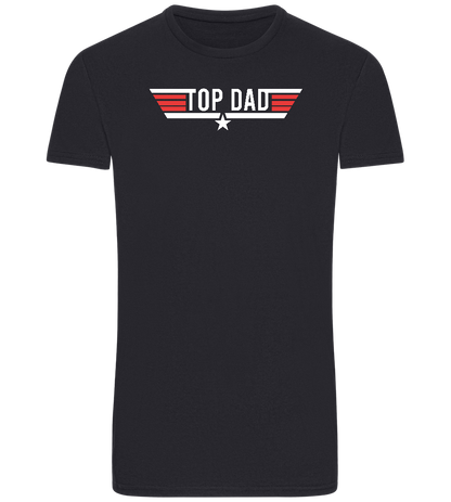 Top Dad Design - Basic Unisex T-Shirt_FRENCH NAVY_front