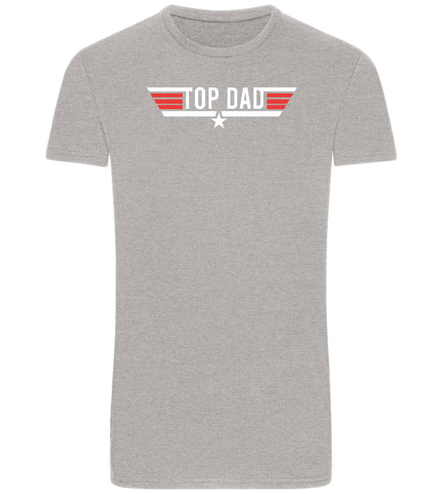 Top Dad Design - Basic Unisex T-Shirt_ORION GREY_front